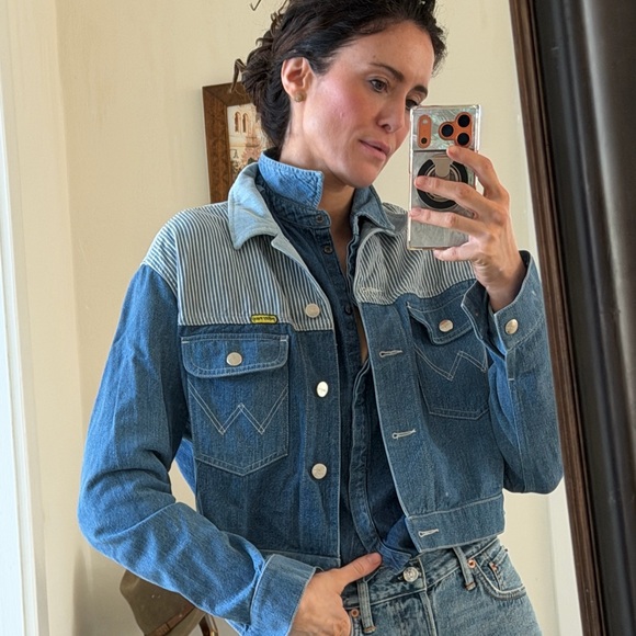 Wrangler Jackets & Blazers - Wrangler x Peter Max Limited Edition Blue Jean Jacket